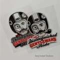 Retro the Distinguished Gentlemans Ride cafe rider stickers motorcycle sticker ACE helmet Vintage racing decals dirt bikes. 