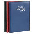 Qubix 120 Pockets Coins Collection Album Book Coin Holder Albums Collecting Money Organizer for Collector Mini Penny Coin Storage Bag. 