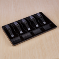 Cash Register Drawer Insert Tray Cash Register Drawer Tray 5 Banknotes/4 Coin Compartments with Metal Clips. 