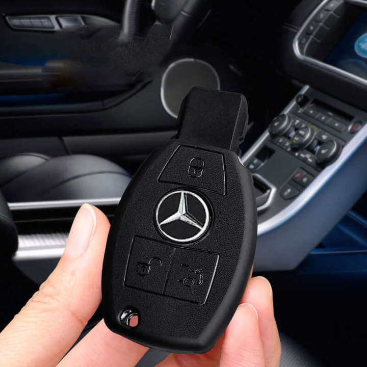 Benz W176 W219 W204 W205 W206 W177 V260 key case Mercedes Vito CLA GLA GLC GLE GLS AMG SLC SLK TPU Key Cover Case Accessories Keychain