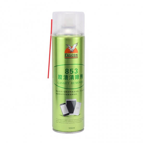 OCA Glue Remover Spray Falcon 853 [550ml] from display after separation