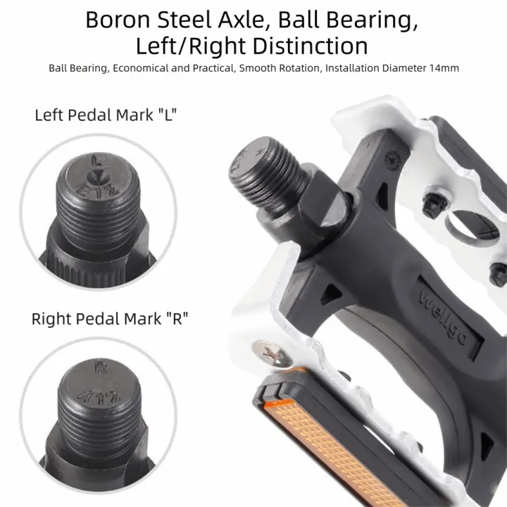 1%20Pair%20Classic%20Black%20Silver%20Bicycle%20Pedals%201/2%20Axis%209/16%20Axis%20Foot%20Plat%20Left&Right%20Anti-slip%20Cycling%20Accessories%20MTB%20Road%20Bike%20-%20Image%204
