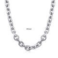 Difutagui Stainless Steel Silver Color O Shape Chain Necklace 1.6mm / Original 2.4mm / 3mm / 4mm / 5mm Fashion Men And Women New Jewelry. 