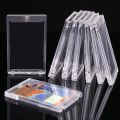 New Acrylic Card Holders Transparent Magnetic Card Storage Box Display 35PT Trading Cards Sleeves Card. 