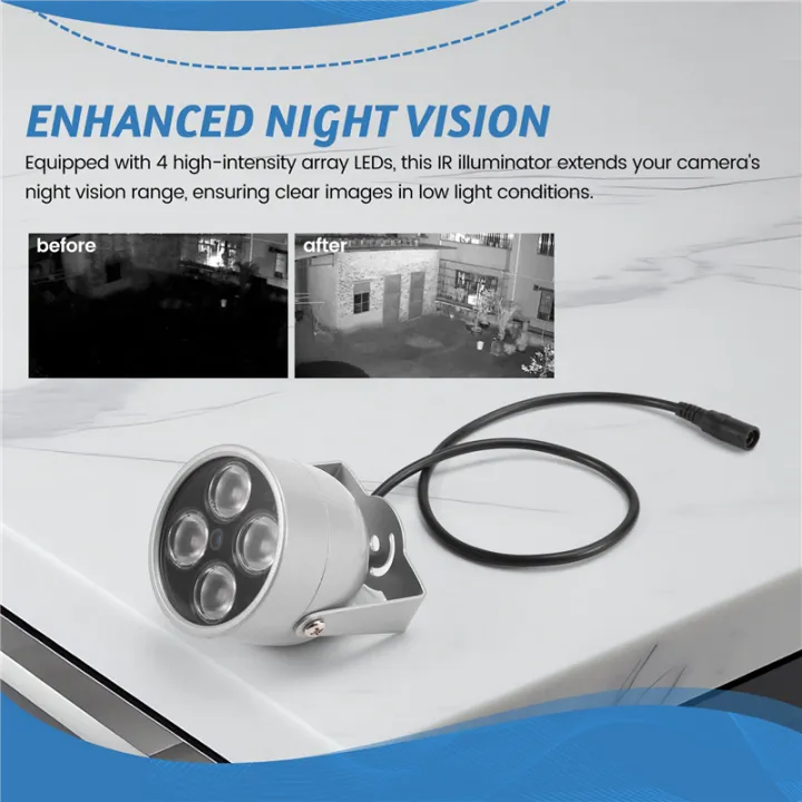 5X%204%20Array%20LEDs%20Infrared%20Waterproof%20Night%20Vision%20IR%20Illuminator%20Light%20Fill%20Light%20DC%2012V%20for%20Security%20Camera%20-%20Image%206