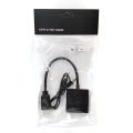 Active HDTV HDMI to VGA Adapter (Male to Female) Converter with Audio for PC, Monitor, Projector, HDTV, Xbox and more. 