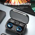 M10 Tws Wireless Sports Earbuds Touch Headset Led Display Bass Wireless Earbuds with Free earphon. 