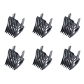 fasdaga 6X for Hair Clipper HC3400 HC3410 HC3420 HC3422 HC3426 HC5410 HC5440 HC5447 HC5450/7452 Attachment Comb Black. 