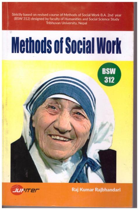 Methods Of Social Work Textbook In English BSW 312 For BA Second Year Jupiter
