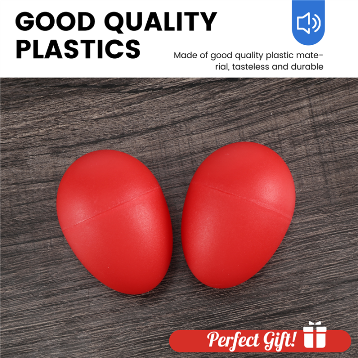 Kqueebee%201%20Pair%20Plastic%20Percussion%20Musical%20Egg%20Maracas%20Shakers%20red%20-%20Image%206