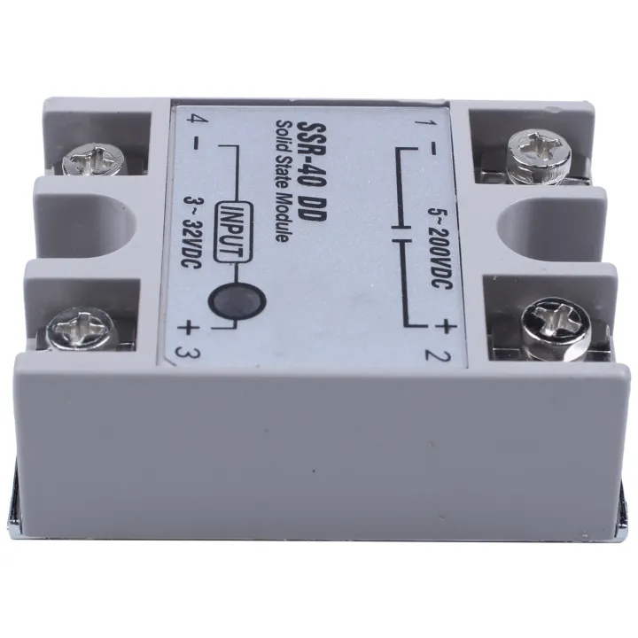 fasdaga%205X%20Single%20Phase%20Solid%20State%20Relay%20DC-DC%20SSR-40DD%2040A%20DC3-32V%20DC5-60V%20White+Silver%20-%20Image%205