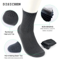 DISICHEN Portable Bamboo Fiber Socks Men Deodorant Sock High Tube Business Solid Breathable Men Women Elastic Socks Casual Man Dress Sock 2023. 