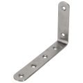 FORIDE 4X 125X75mm L Shape Stainless Steel Shelf Corner Brace Angle Bracket. 