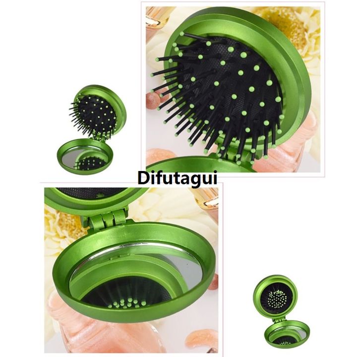 Difutagui%20Girls%20massager%20scalp%20styling%20massage%20hair%20mirror%20with%207%20fold%20small%20High%20Quality%20new%202PCS2023%20travel%20size%20hairbrush%20color%20comb%20hair%20tool%20ladies%20-%20Image%203