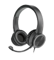 DIGICOM PC19 USB Wired Headset With Reliable Noise Cancelling Adjustable Flexible Boom Mic | USB Connector | 40mm Driver | Stereo Sound | Adjustable Headband | Ergonomic & Lightweight Design. 