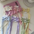 Enacolor 2Pcs Colorful Spring Girly Girl Ribbon Streamer Strap Double Ponytail Headpiece. 