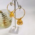 24K Gold Plated Pinjara Jhumka For Women. 