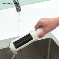 Ashunqiwen transparent bag Multi-purpose Pet Hair Remover Clothes Electrostatic Brush Cat Dog Hair Sticker Lint Roller Sticker Self-cleaning Hair Removal. 