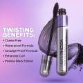 Hilary Rhoda Twin Twister Mascara Waterproof Volumizing Lengthening Mascara for Women Beauty Makeup Cosmetics. 