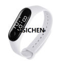 DISICHEN M3 Led Watch Color Screen Smart Sports Bracelet Running Swimming Waterproof Touch Heart Rate Men's And Women's Silicone Watch Affordable. 