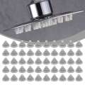50pcs Rubber Silicone Nozzle Nipple Replacement Part Water Outlet Top Spray Parts Shower Accessories. 