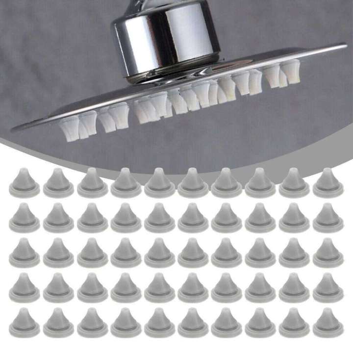 50pcs Rubber Silicone Nozzle Nipple Replacement Part Water Outlet Top Spray Parts Shower Accessories
