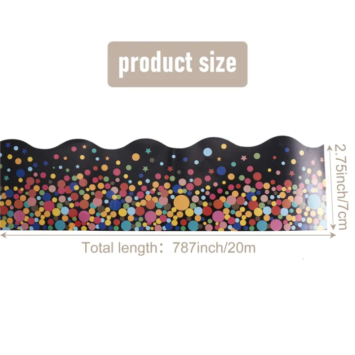 (GGBR)%20Border%20Trim%20Bulletin%20Borders%20Stickers%2065%20Ft%20Back-To-School%20Decoration%20Borders%20for%20Bulletin%20Board/Black%20Board%20Trim%20-%20Image%202