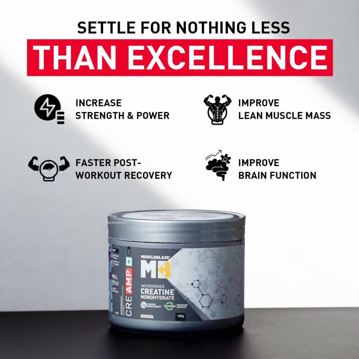 MuscleBlaze%20Creatine%20Monohydrate%20100g%2032%20Servings%20with%20CREAMP%20Micronized%20Powder%20for%20Muscle%20Building%20-%20Image%205
