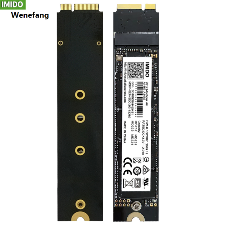 Wenefang SSD Para Macbook Air A1466 1tb 512gb Compatible With Device Air Model New Mid 2012(EMC2558 EMC2559) Imido SSD Macbook Official Store