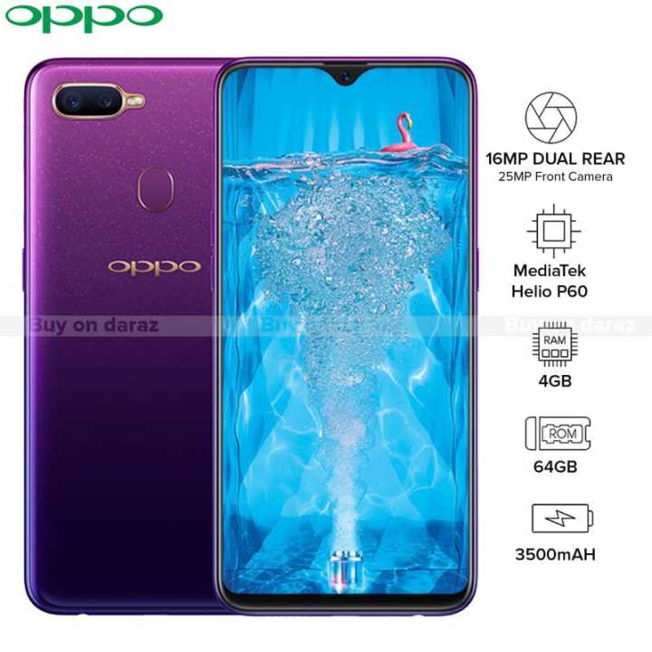 OPPO F9 [4 GB RAM / 64 GB ROM] 6.3 Inch Screen