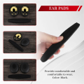 ARELENE A pair of black ear cushions with pad for QC3 Quiet Comfort 3 headphones. 
