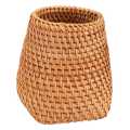 2X Rattan Chopsticks Tube Shovel Spoons Bucket Dinner Knives Forks Tableware Home Storage Baskets Organizer C. 