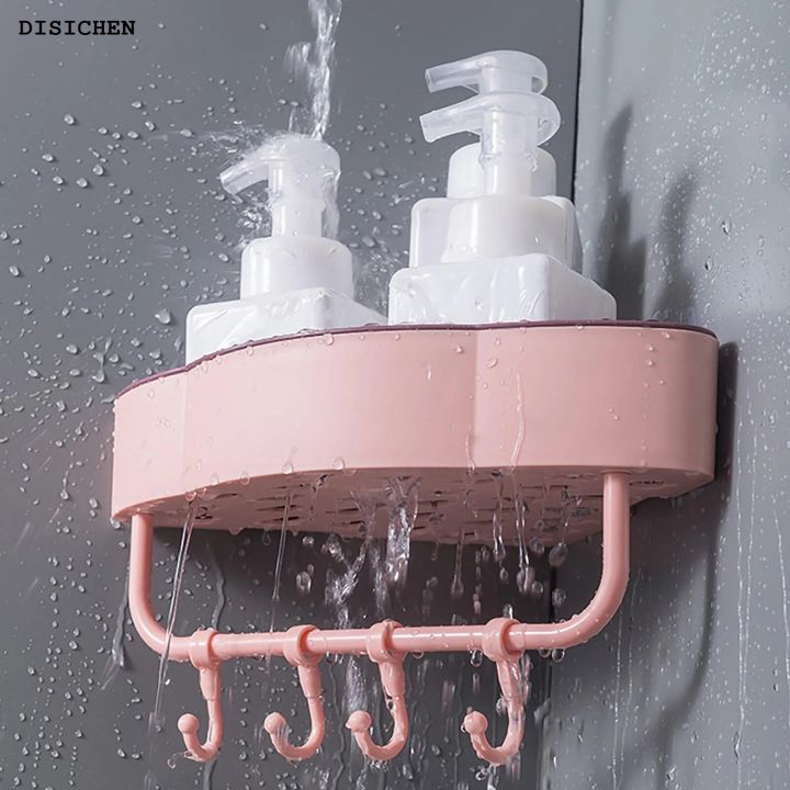 DISICHEN%202025%20New%20Multifunctional%20Storage%20Punch-Free%20Self%20Adhesive%20Wall%20Mounted%20Shower%20Caddy%20Shelf%20Kitchen%20Bathroom%20Wall%20Storage%20Rack%20Organiser%20-%20Image%203