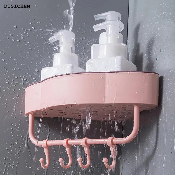 DISICHEN%202025%20New%20Multifunctional%20Storage%20Punch-Free%20Self%20Adhesive%20Wall%20Mounted%20Shower%20Caddy%20Shelf%20Kitchen%20Bathroom%20Wall%20Storage%20Rack%20Organiser%20-%20Image%203