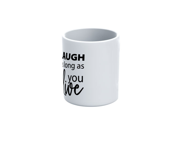 "Laugh%20As%20Long%20As%20You%20Live"%20Aesthetic%20Floral%20Printed%20Ceramic%20Mug%20-%20Image%202