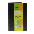 Business Card Holder Organizer Book 240 Visiting Card Black Color 1 Pcs. 