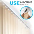 Vertical Blind Repair Tabs-25 Sets Clear Vertical Blind Repair Tabs Vane Saver Self Adhesive Vertical Blinds Repair Kit. 