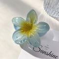 1 Piece Korean Flower Hair Clip Candy Color Hair Claw for Women Catch Hairpins Girls Ins Accessories 7CM Large. 