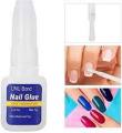 10G Nail Glue Clear Strong Adhesive Acrylic False Nails Tips Makeup Uv Gel - Brush On Nail Glue. 