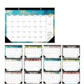 Practical 2027 Wall Calendar with Hanging Hole 18 Months Floral Wall Calendar To Do List Portable Calendar Planner Agenda Organizer. 