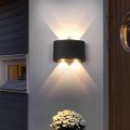 2+2 Indoor And Outdoor Up Down Wall Light Waterproof LED Wall Lamp, Warm White for Bedroom, Living Room, Cafe, Restaurant. 