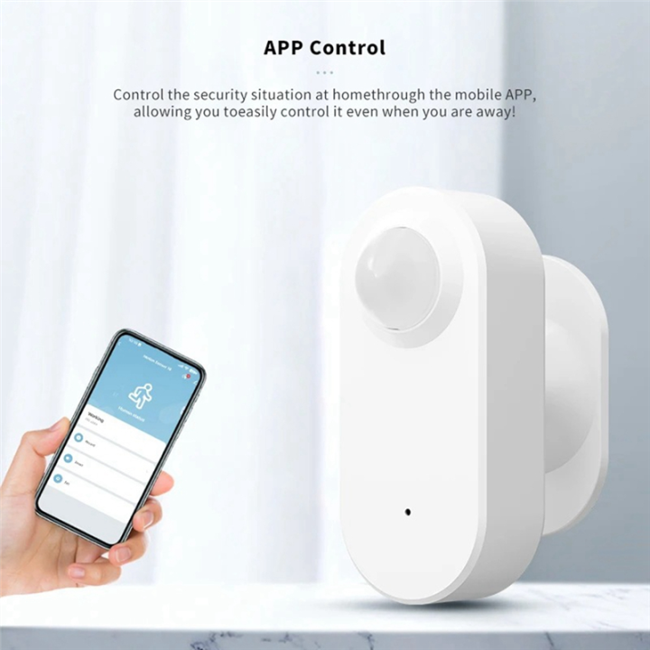 Tuya%20Wifi%20Infrared%20Motion%20Sensor%20Alarm%20-%20Burglar%20Alarm%20Suitable%20for%20Home/Garages/Shops%20Easy%20Install%20-%20Image%204