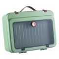 Large Capacity Document Storage Bag Organizer 3-Layer Green. 
