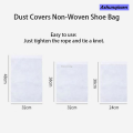 Chunjieda 10pcs/20pcs Shoes Storage Bag Closet Organizer Non Woven TravSales promotion el Portable Dust Proof Pocket Clothing Classified Hanging Bags. 