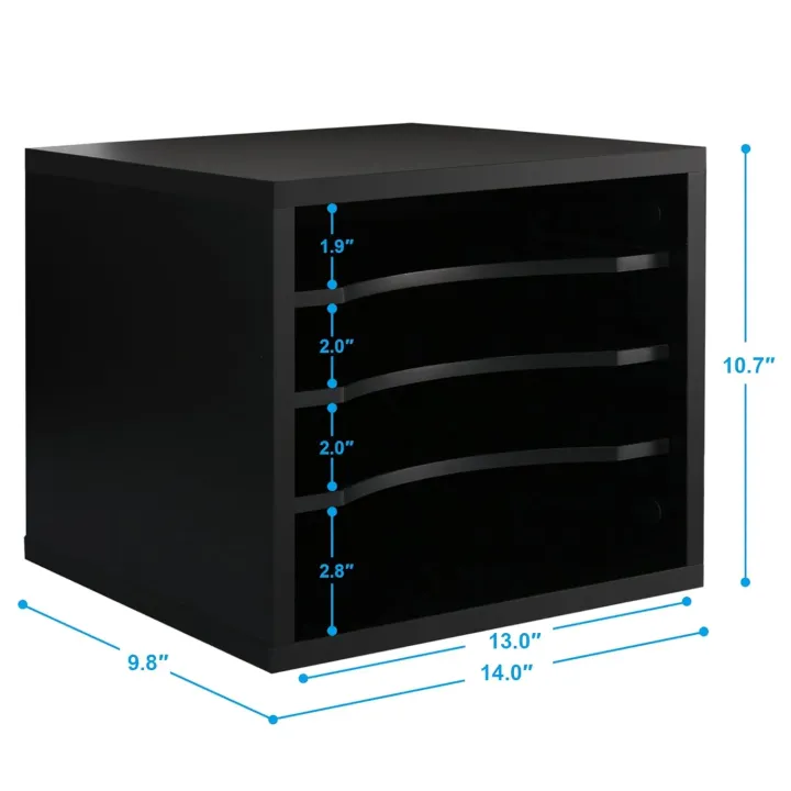 Simple%20File%20Organizer%20Office%20Desk%20File%20Cabinet%20Wooden%20For%20Clean%20Workspace%20With%20Adjustable%20Partitions%20Black%20-%20Image%202