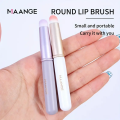 MAANGE 2Pcs Lipstick & Concealer Smudge Brush -Compact, Portable with Protective Lid MAG51520. 