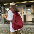 High Quality Nylon Versatile Backpack Black Grey White Red Large Capacity School Student Backpack Washable Waterproof Computer Bag Unisex. 
