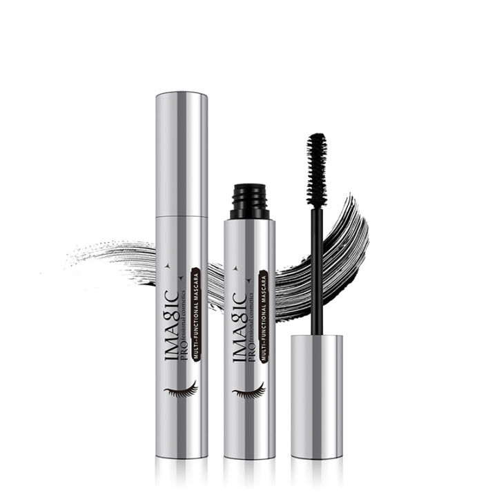 Imagic Multi-Function Mascara 8ML Waterproof Volumizing Lengthening Smudge-Proof Mascara for Long Lasting Eyelashes