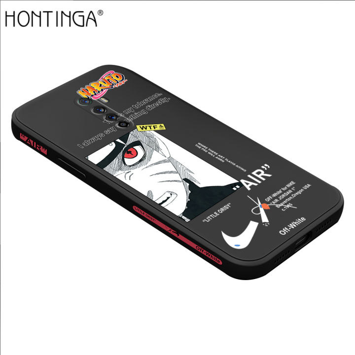 Hontinga for Realme X2 Pro Back Cover Anime Naruto Side Design Soft Liquid Silicone Phone Case