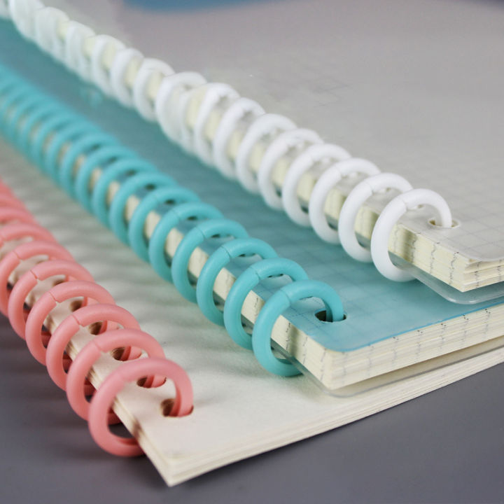 Plastic 30-Hole Loose Leaf Binders Ring Binding A4 A5 A6 For DIY Paper Notebook XINYAN